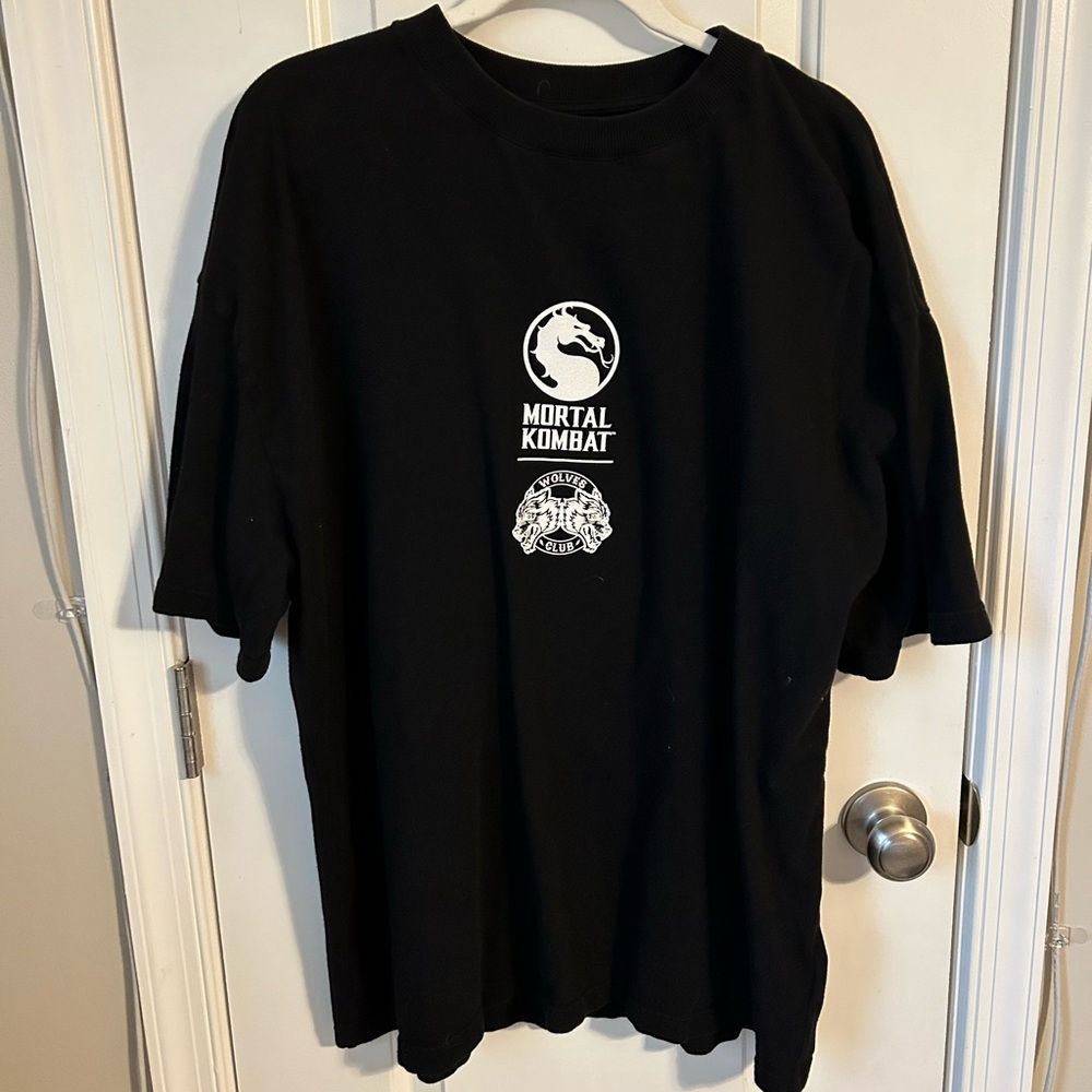 Ice premium oversized tee in black- Darc Sport Mortal Kombat